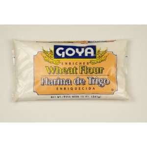 Goya Wheat Flour 12 oz   Harina de Trigo  Grocery 