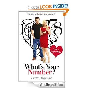 Whats Your Number? Karyn Bosnak  Kindle Store