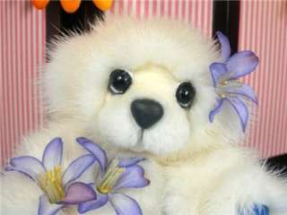 LOLLY   TINY OOAK ARTIST TEDDY BEAR FROM RECYCLED VINTAGE MINK  