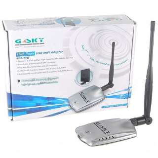 GSKY High Power 500mW 802.11b/g 54Mbps USB 2.0 External Wireless 