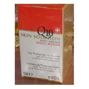 Q10 Skin Solution Anti Aging Multi Active Luscious Lip Plumping Cream 