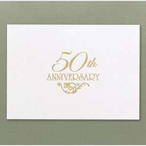 50th Wedding Anniversary Invitiations Cards Decorations  