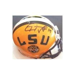  Michael Clayton autographed Football Mini Helmet (LSU 