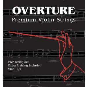  Shar Overture Premium Violin String Set   1/8 Size 