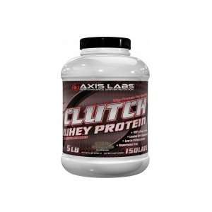  Axis Labs Clutch Whey Protein Creamy Vanilla, 5lb( Double 