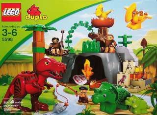 LEGO Duplo DINO VALLEY 5598 NEW 5 Dinosaurs 3 Figures  