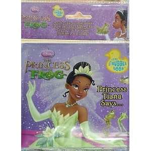   Princess and the Frog Princess Tiana Says Bubble Book Toys & Games