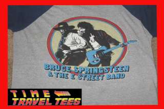 vintage 1980 BRUCE SPRINGSTEEN E STREET BAND T Shirt MEDIUM concert 