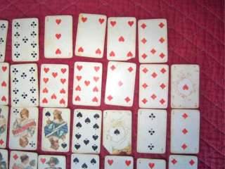   of Antique Dutch Playing Cards with Queen Wilhelmina on Front  