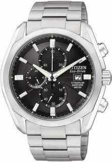 Citizen Mens Titanium Black Sapphire CA0020 56E Watch  