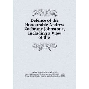   sentence  Andrew James Cochrane Great Britain. Johnstone Books