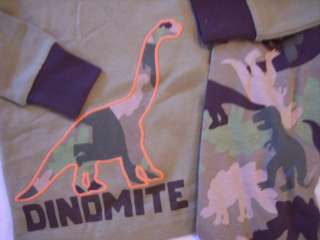 NWT Boys Gymboree Dinosaur pajamas gymmies 6 12 months  