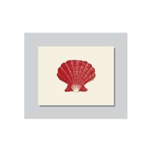  Etched Shell Custom Designed Stationery Note Cards 8 Notecards 