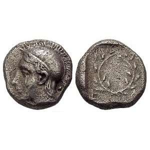  Elaia, Aiolis, c. 350   320 B.C.; Silver Diobol Toys 