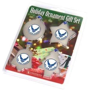  Air Force Academy Falcons 4 Pack Christmas Tree Ornaments 