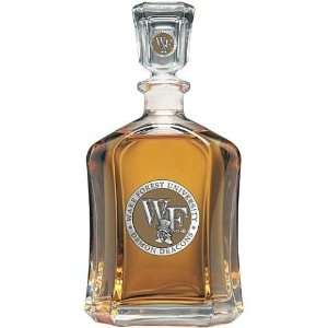  Wake Forest WFU Demon Deacons Capitol Decanter with Enamel 