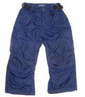 Lands End boys snow pants 5 insulated warm navy blue  