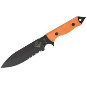   Ranger Assault Knives Series Fixed Blade Knife with Orange Micarta