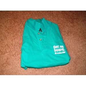  Vintage Collectable America West Airlines Logo Polo shirt 