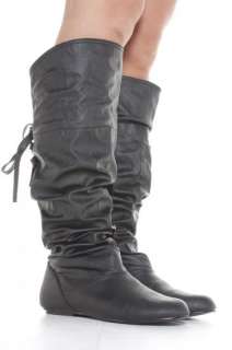   Womens Winter Wide Calf Leg Knee High Boots Size 3 4 5 6 7 8  