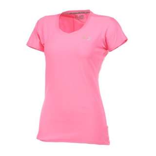 Under Armour Womens Fitted HeatGear Short Sleeve T Shirt Pink 