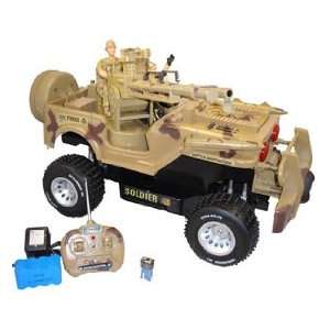    Radio Control Chariot Military Jeep Airsoft Truck Toys & Games