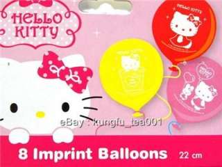 Hello Kitty Birthday Party Supplies Balloon LootBag Fork Cup Napkin 