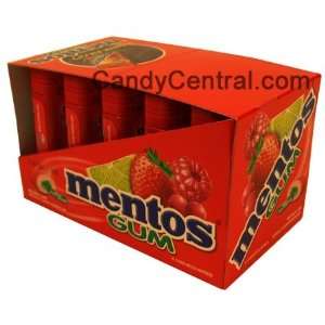 Mentos Gum Red Fruit Lime Sugar Free (10 Grocery & Gourmet Food