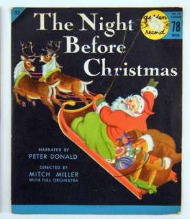   the night before christmas 7 78 rpm with sleeve and irving berlin s
