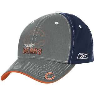  Reebok Chicago Bears Grey Shadow Logo Structured Hat 