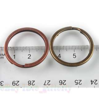 250 Assorted Split Ring Vintage Fit Keyring 30mm 160366  