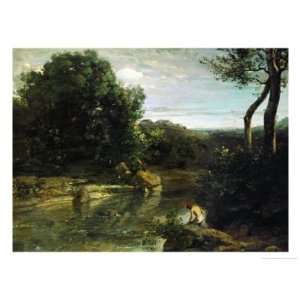   Poster Print by Jean Baptiste Camille Corot, 24x32