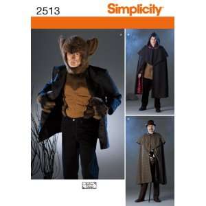  Simplicity Pattern 2513 Mens costumes Werewolf, Dracula 
