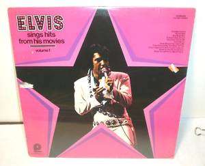 SEALED ELVIS SINGS HITS FROM HIS MOVIES LP 1972 RCA  