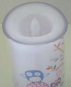 Demdaco Shimmering Color Changing Light Candle No Flame  