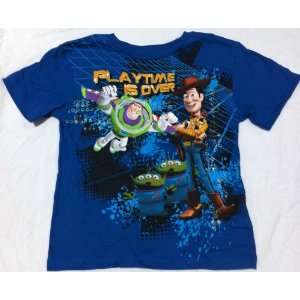  Boy Size Large 7, Disney Toy Story, Call to Action Blue T 