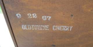 STATTON FURNITURE SOLID CHERRY LOW CHEST  
