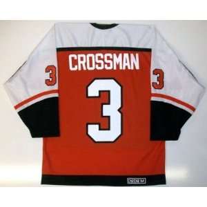  Doug Crossman Philadelphia Flyers Ccm Jersey Orange XX 