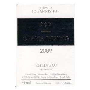  Weingut Johannishof Riesling Charta Qba 2009 750ML 