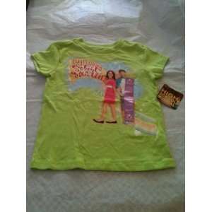 Disney Channel High School Musical Lime Green Short Sleeve T Shirt 