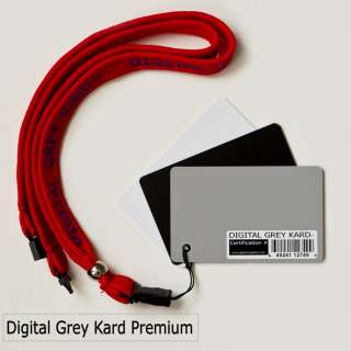  sale is one Premium Digital Grey Kard certified white balance card 