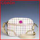 COACH Plaid Tattersall Purse Bag Used Once  