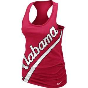  Alabama Crimson Tide Womens Crimson Nike Boyfriend Tank 
