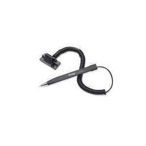 MMF Industries Products   Wedgy Coil Pen, Scabbard Base, Black Barrel 