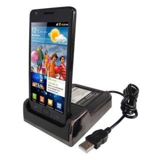 New Dual Battery Charger Cradle + 2x 1800mAh Battery For Samsung i9100 