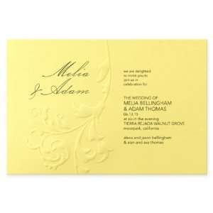   with Swiss Flap envelopes Wedding Invitations