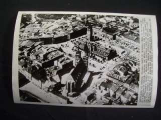 1939 Sept 7 WW2 Krakow Poland Marketplace Church Photo  