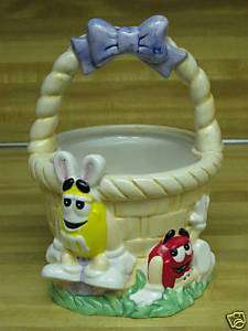 Mars Character Candy Ceramic Easter Basket FTD  