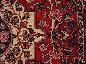 Early 1900 Antique Bakhtiari Rug Mint condtion 48X72  