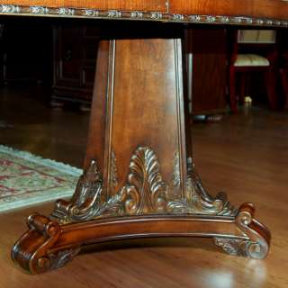 Piece Old World Dining Table and Chair Set  